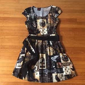 Folter Halloween Goth Pinup Dress